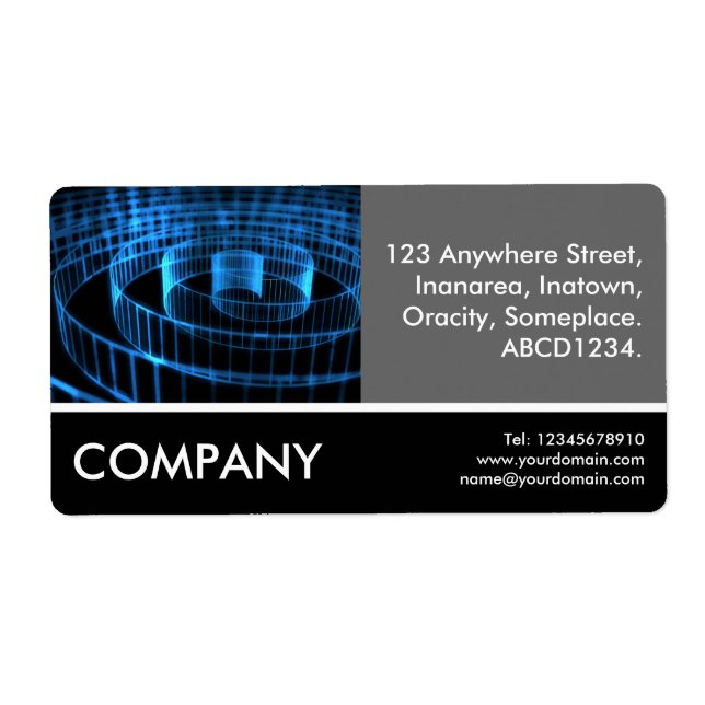 Business Photo - Spiral Label (Front)