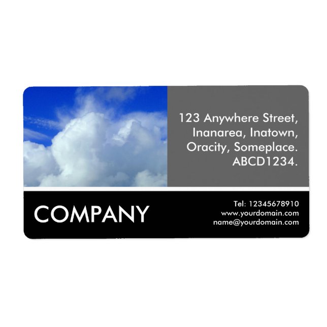Business Photo - The Blue Yonder Label (Front)
