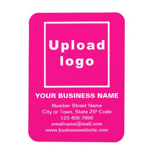 Business Pink Flexible Photo Magnet