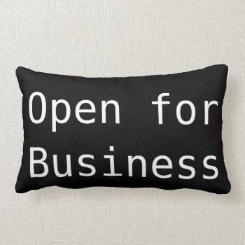 'business' Polyester Lumbar Pillow by SusanNuyt at Zazzle