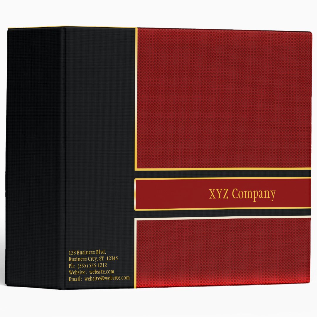 Business Portfolio Binder Zazzle