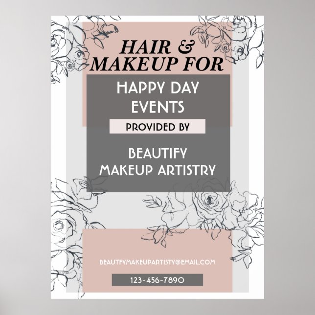 BUSINESS POSTER, EVENT POSTER, SMALL BUSINESS POSTER (Front)