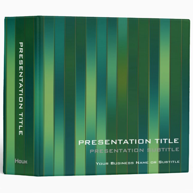 Business Presentation Binder (Front/Spine)