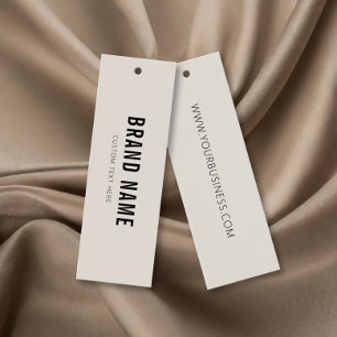 Business Product Label Hang Tag
