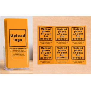 Business Products and Brand Orange Tri-fold Brochure