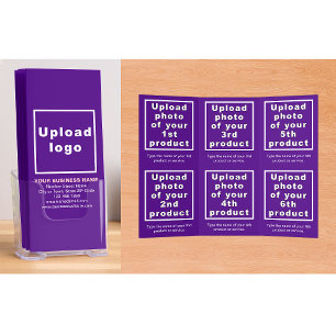 Business Products and Brand Purple Tri-fold Brochure