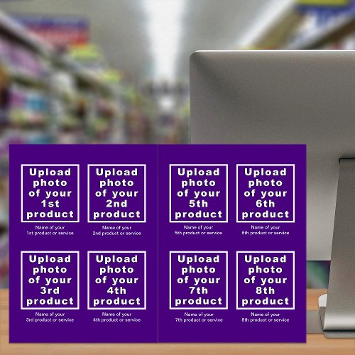 Business Products or Services on Purple Big Card