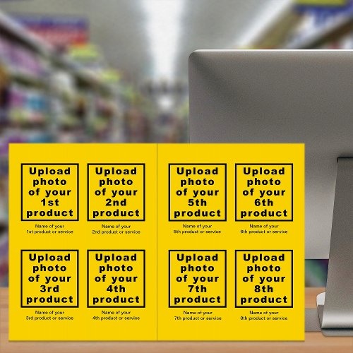 Business Products or Services on Yellow Big Card