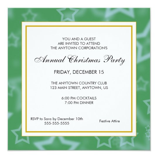 business professional christmas party invitation zazzle com professional business invitations