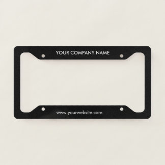 Business Professional Company License License Plate Frame