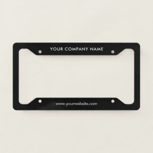Business Professional Company License Plate Frame