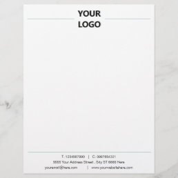 Business Professional Design Letterhead with Logo
