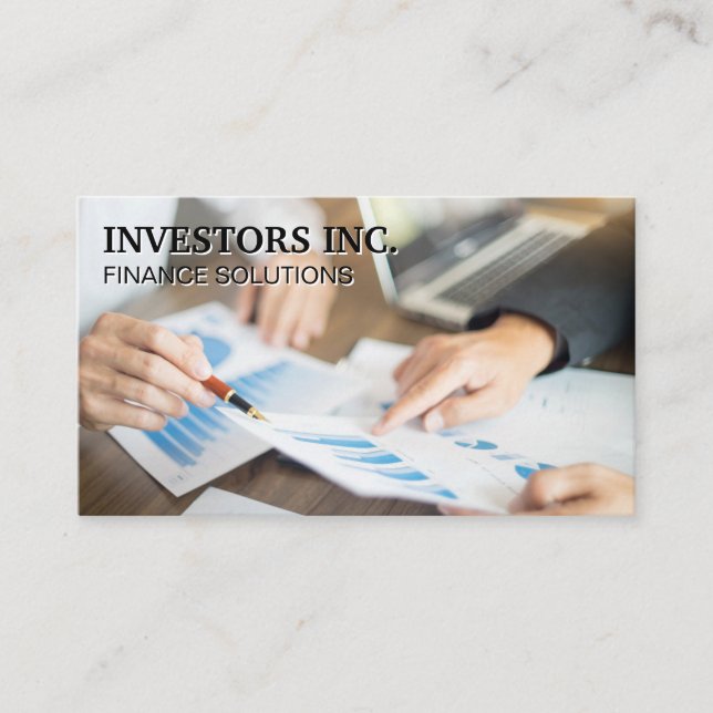 Business Professional | Finance Business Card (Front)