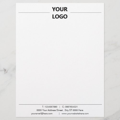 Business Professional Letterhead with Logo