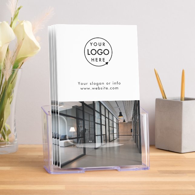 Business Professional Logo Custom Tri-fold Brochure (Insitu)