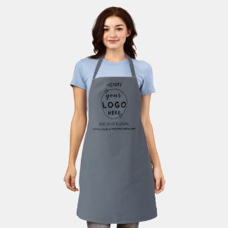 Business Professional Logo  Minimalist  grey Apron