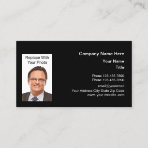 Business Professional Photo Template Card
