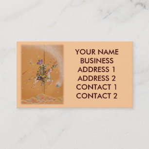 Business Profile Card, Carousel Jester Card