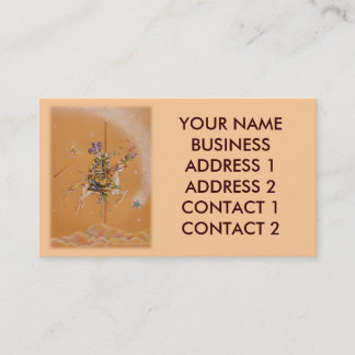 Business Profile Card, Carousel Jester Card