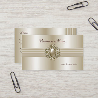 Business Profile Card Elegant Pearl Image
