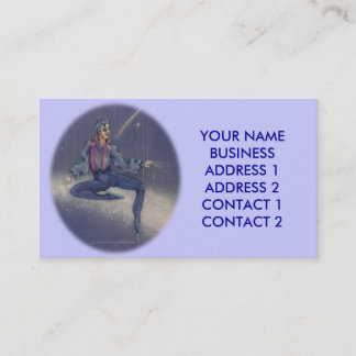 Business-Profile Cards - Cosmic Mime Clown
