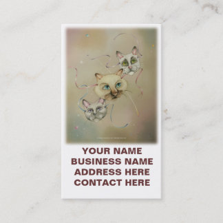 Business - Profile Cards - Siamese Cats