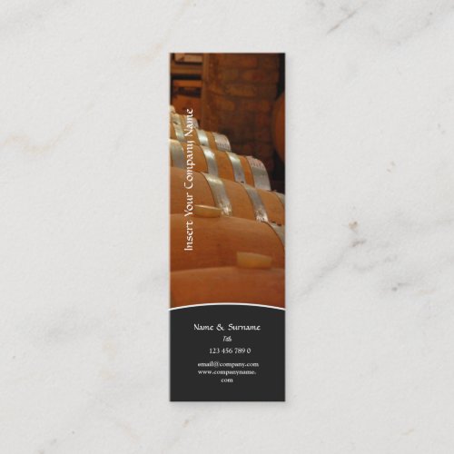 Business profile winery cellar vineyard grape business card templates