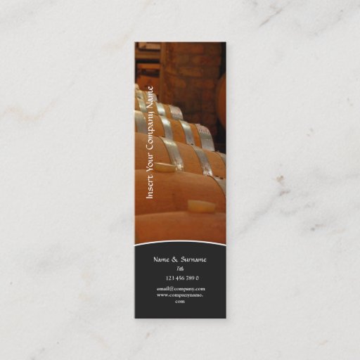 Customizable Business profile winery cellar vineyard grape business card templates