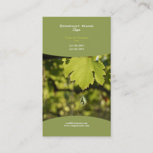Business profile winery vineyard grape wine card