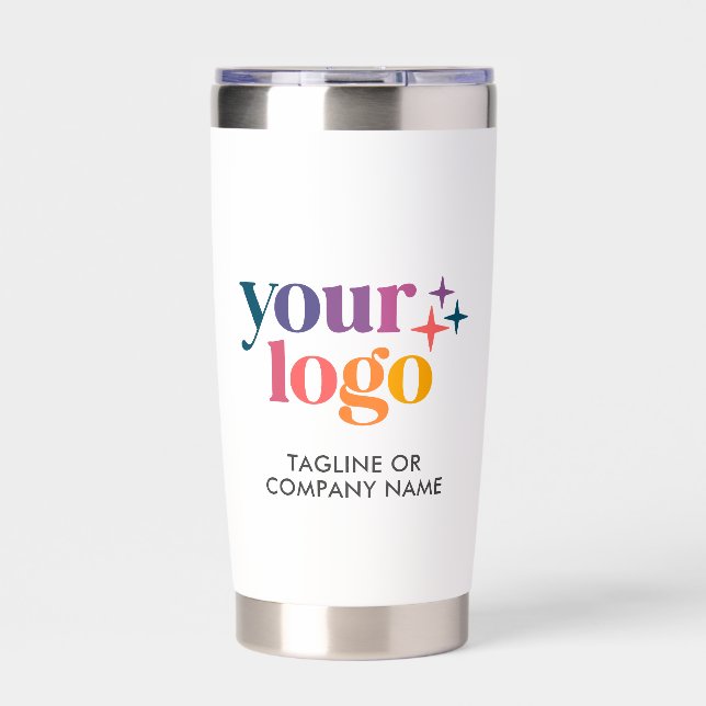 Business Promo Custom Logo Insulated Tumbler (Front)