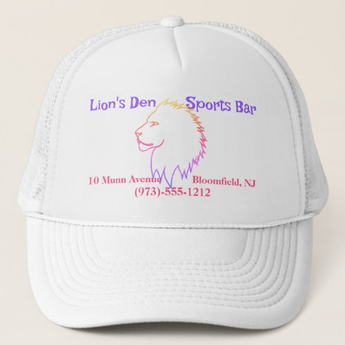 Business Promotion Baseball   Trucker Hat