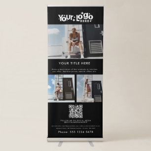 Business Promotional Beauty Hair Nail Jewelry Retractable Banner