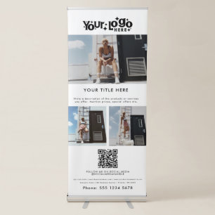 Business Promotional Beauty Hair Nail Jewelry Retractable Banner