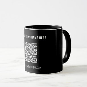 Business Promotional Branded QR Code Coffee Mug