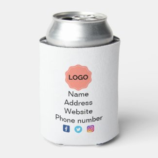 Business promotional can cooler
