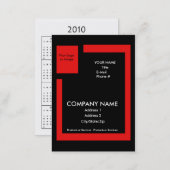 Business/Promotional Card - with 2010 Calendar (Front/Back)