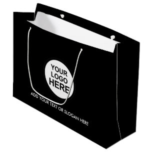 Business Promotional   Custom Logo Shopping Large  Gift Bag