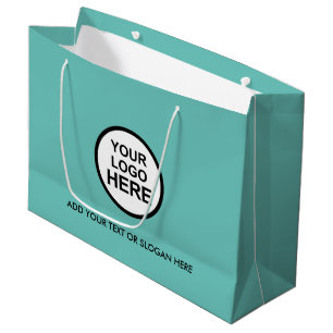 Business Promotional   Custom Logo Shopping Large  Large Gift Bag
