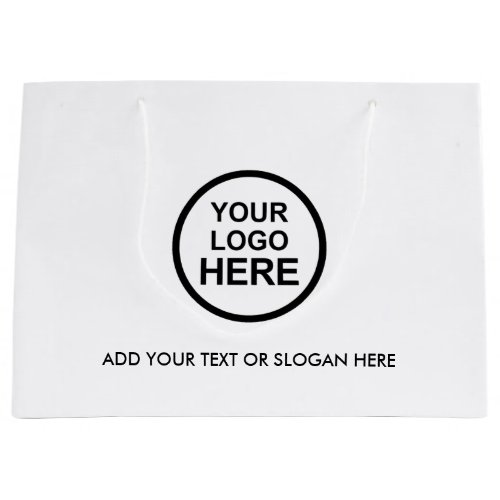 Business Promotional  Custom Logo Shopping Large  Large Gift Bag