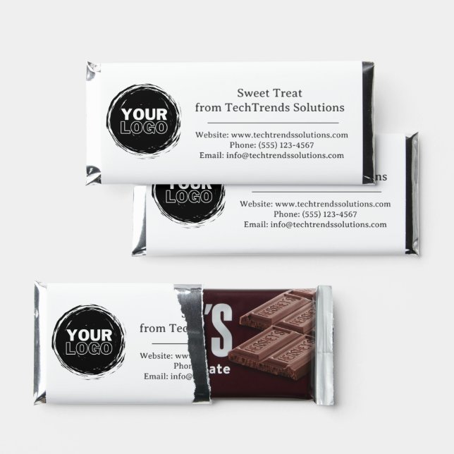 Business Promotional Hershey Bar Favors (Front)