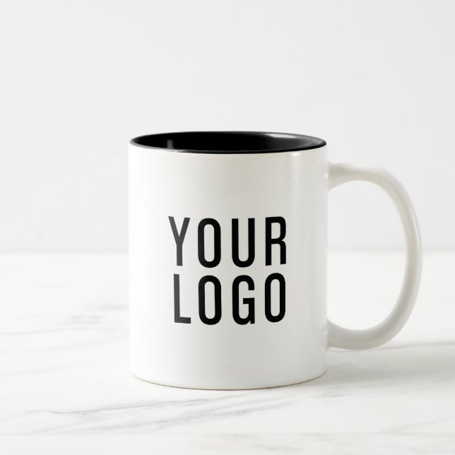 Business Promotional Logo Two-Tone Coffee Mug (Right)