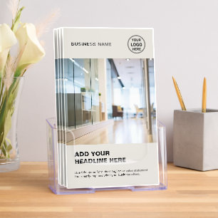 Business Promotional Marketing Neutral Tri-Fold Brochure