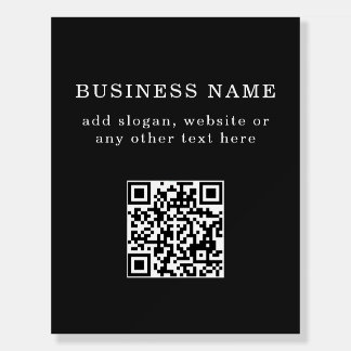 Business Promotional QR code Foam Board