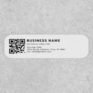 Business Promotional QR Code Patch