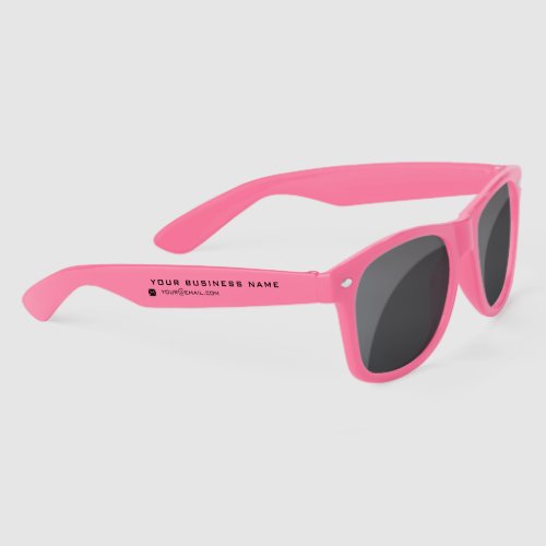 Business Promotional Sunglasses Custom Text Name