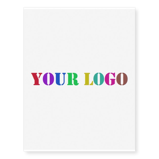 Business Promotional Temporary Tattoos Template (Front)