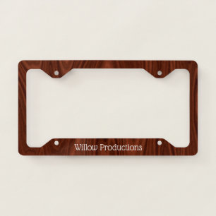 Business Promotional Wood License Plate Frame
