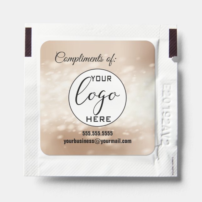 Business Promotional Your Logo Hand Sanitizer Packet (Sticker on Packet)
