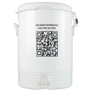 Business QR Code  Beverage Cooler