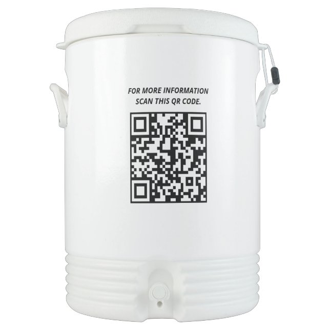 Business QR Code  Beverage Cooler (Front)